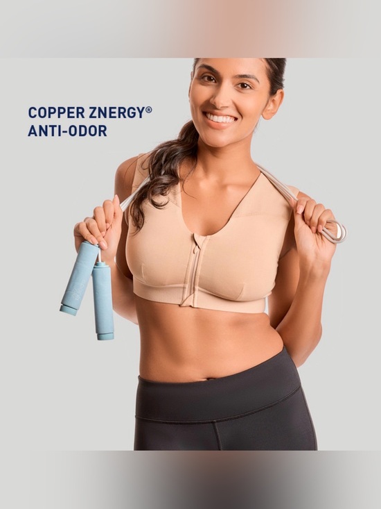 Tommie Copper Other - $114 Tommie Copper Zip Up Shoulder Support Bra Medium Nude